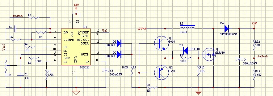 sg3525的反馈电路请高手帮忙!-电源网