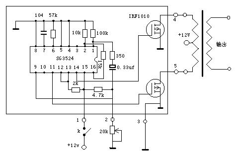 小型逆变器(手工制作,电路简单)-电源网