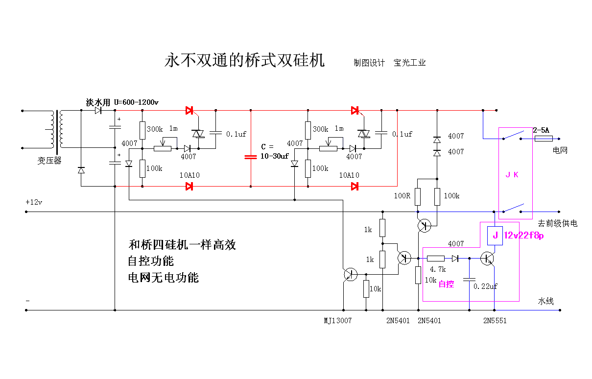 请版主完善一下桥式双硅机的参数…-电源网