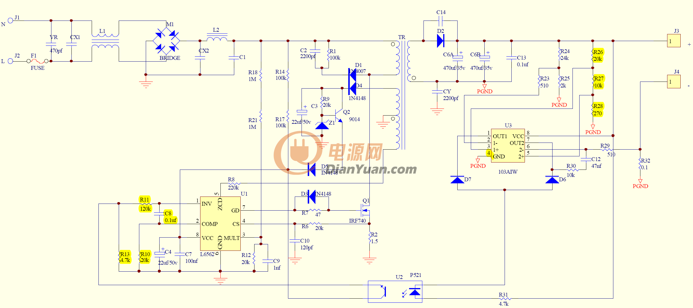 Ml3518ua.PCB-1 схема