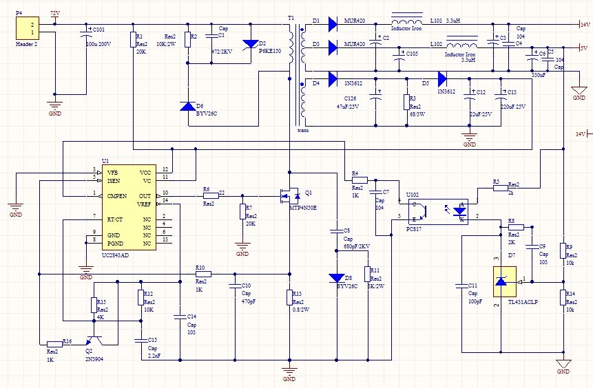 请教一下使用UC2843的几个问题-电源网技术论坛-电源网