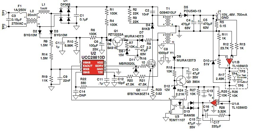 【问】ti pmp4501参考设计原理图中供电绕组的参数选择