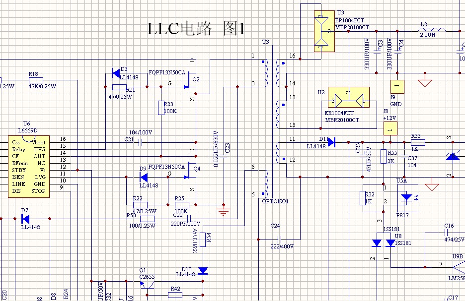 l6599d的llc半桥电路分析-电源网