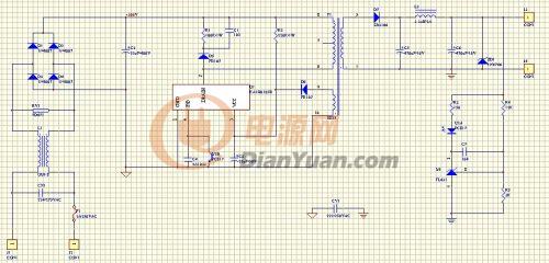 1h0165r做反激28w电源开机有响声 请fairchild工程师帮忙 (有电路图)