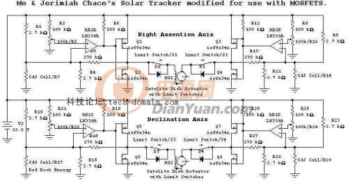 太阳跟踪电路