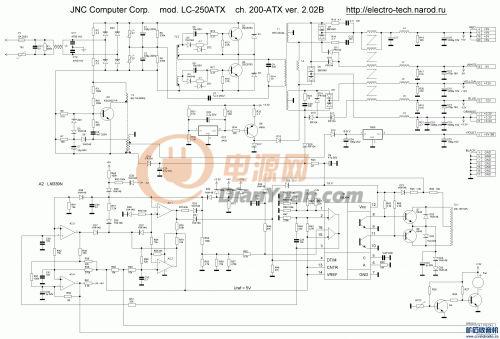 9款tl494 ka7500b构架的at电源图纸供改装使用