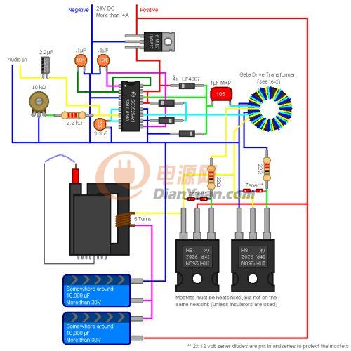 我做的一个特斯拉线圈-电源网 wiring apa speaker 
