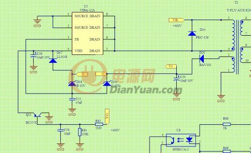 viper12a 反激电源的问题