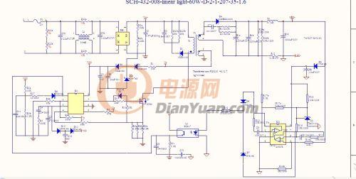7530电源芯片电路图,ld7530电源芯片电路图 fan7530 声音很大 频率有丢失-电源网