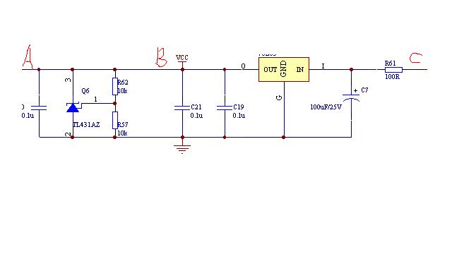 【问】三端稳压器lm7805